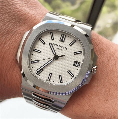 patek 5711 white|patek 5711 led dials.